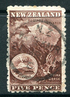 New Zealand 1899-03 Pictorials - No Wmk. - P.11 - 5d Otira Gorge Used (SG 263) - Usados