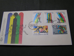 GREECE 1992 Barcelona Olympic Games  FDC.. - FDC