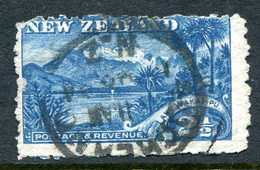 New Zealand 1902-07 Pictorials - Wmk. NZ & Star - P.11 - 2½d Lake Wakatipu Used (SG 308) - Usados