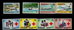 Saint-Vincent (1970) -    Croix-Rouge - Aviation      - Neufs** - MNH - St.Vincent (...-1979)