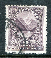 New Zealand 1902-07 Pictorials - Wmk. NZ & Star - P.14 - 2d Pembroke Peak Used (SG 319) - Oblitérés