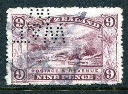 New Zealand 1902-07 Pictorials - Wmk. NZ & Star - P.14 - 9d Pink Terrace Used (SG 326) - Oblitérés