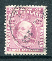 New Zealand 1909-16 King Edward VII - P.14 X 14½ - 2d Mauve Used (SG 388) - Usados