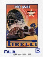 Italy - 2022 - Pirelli Tire Company - 150th Anniversary - Mint Self-adhesive Stamp - 2021-...: Mint/hinged