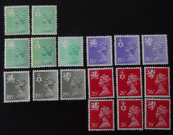 &238& GB 1982 DEFINITIVE REGIONALS YT 1027/1038+1028a/29a+1036A/1038A MNH** LUXE. - Unused Stamps