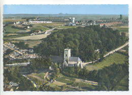 CPSM 62 - Pas De Calais - HOUDAIN Vue Générale Aérienne - Eglise St Jean Baptiste - Houdain