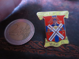 BIJOU MACONNERIE AMERICAINE- KNIGHTS OF ST. ANDREW .MIAMI VOIR PHOTOS - Etnica