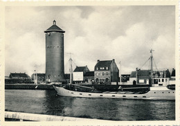 ZELZATE =   KANAAL VAN TERNEUZEN EN WATERTOREN              2 SCANS - Zelzate