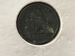 Münzen Münze Umlaufmünze Belgien 1 Centime 1899 " Des Belges " - 1 Centime