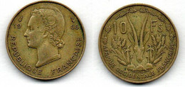 Afrique Occidentale Française 10 Francs 1956 TB+ - Altri – Africa