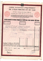 OBLIGATION CAISSE NATIONALE D'EQUIPEMENT DE L'ELECTRICITE ET DU GAZ - Electricité & Gaz