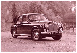 17211 " ROVER 60 (1958)  " RIPRODUZIONE SU CARTA FOTOGRAFICA-FOTO B/N Cm. 10,2 X 15,2 - Coches