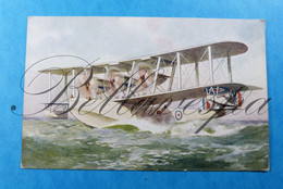 Hydravion. Watervliegtuig  Flying Boat IRIS -R.A.F.-  2000 H.P. Rolls Royce.  Edit. J.Salmon UK N°3507 - 1919-1938