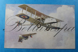 The Pterodactyl. Metal Biplane 4 Propellers Engines -mounted In The Fusselage Room. Edit. J.Salmon UK N°3510 - 1914-1918: 1ère Guerre