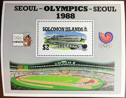 Solomon Islands 1988 Olympic Games Minisheet MNH - Salomon (Iles 1978-...)