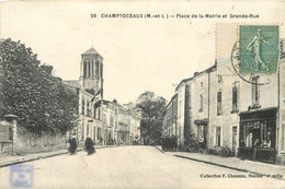 CHAMPTOCEAUX - Place De La Mairie Et Grande Rue. - Champtoceaux