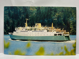 GMV Aratika Off Mabel Island, Queen Charlotte Sound, New Zealand Postcard - Steamers