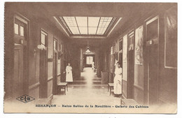 CPA 25 DOUBS  BESANCONS Bains Salins De La Mouillère Galerie Des Cabines - Besancon