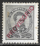 Portugal – 1892 King Luis Mint Hinged Surcharged PROVISÓRIO 5 Réis - Otros & Sin Clasificación