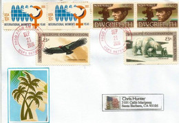 Lettre Postée A L'ile De Pago-Pago (Samoa Americaine),adressée à Santa Barbara. CALIF. - Islands