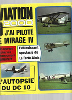 Revue Aviation 2000  ** J'ai Piloté Le Mirage V ** L'autopsie Du DC 10  ** - Aviation