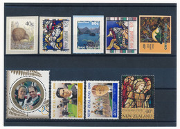 NOUVELLE ZELANDE - 9 TIMBRES NEUFS** SANS CHARNIERE POUR ETUDE - Lots & Serien