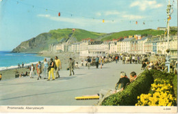 Promenade,  Aberystwyth 1976 (Dennis A 0588) Fairy Lights - Cardiganshire