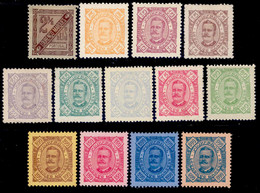 ! ! Lourenco Marques - 1893 King Carlos (Complete Set) - Af. 01 To 13 - MNH, MH & No Gum - Lourenzo Marques