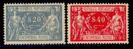 ! ! Portugal - 1920 Parcel Post $20 To $40 - Af. EP 05 To 06 - MH - Ongebruikt