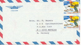 New Zealand Air Mail Cover Sent To Germany Papakura 16-7-1984 - Posta Aerea