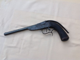 Antique Pistol Target Belgium Middle 19th Century - Sonstige