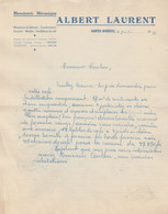 Facture / Document - Albert Laurent / Menuiserie Mécanique - Hantes-Wihéries - 1956 - 1950 - ...