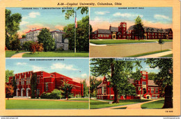 Ohio Columbus Capital University Multi View Curteich - Columbus