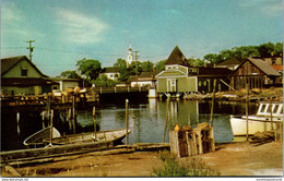 Maine Kennebunkport Harbor View With Congregational Church In Background - Kennebunkport