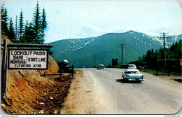 Idaho Bitterroot Mountains Lookout Pass On Highway 10 - Autres & Non Classés