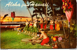 Hawaii Aloha Sunset At Kona Inn 1970 - Hawaï