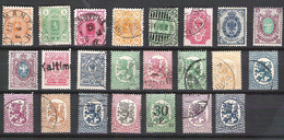FINLAND Lot Oldies Cancelled - Collections