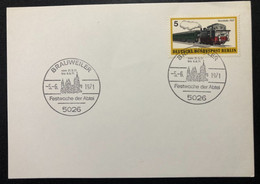 GERMANY, 5026 « BRAUWEILER », « FESTWOCHE DER ABTEI », « Special Commemorative Postmark »,1971 - Storia Postale