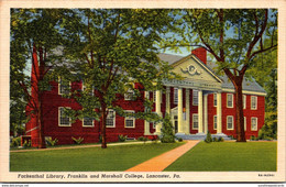 Pennsylvania Lancaster Fackenthal Library Franklin And Marshall College Curteich - Lancaster