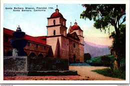 California Santa Barbara The Santa Barbara Mission - Santa Barbara