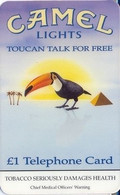 DIFFERENT : CAM01 L 1 CAMEL Cigarettes Toeken Bird Egypt Pyramid ( Batch: SCX001 410) MINT - Autres & Non Classés