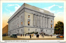 Iowa Des Moines New Scottish Rite Temple Curteich - Des Moines