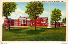 Iowa Des Moines U S Government Veterans' Hospital  Curteich - Des Moines