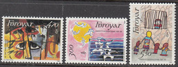 FAROE ISLANDS   SCOTT NO 145-47   MNH   YEAR  1986 - Faroe Islands