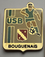 AN459 Pin's Foot Football USB Bouguenais Loire Atlantique écusson Blason Achat Immédiat - Football