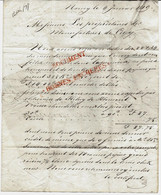 1819 LETTRE De Nancy Pour La Manufacture De Glaces à Cirey Par Blamont  V.TEXTE - 1800 – 1899