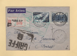 Aeropostale - France Amerique Du Sud - Vol Du 20e Anniversaire - 6-3-1948 - 1960-.... Briefe & Dokumente