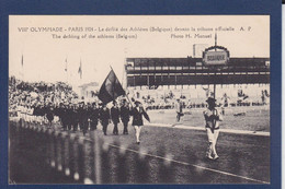 CPA Jeux Olympiques Défilé Paris 1924 Non Circulé Colombes Belgique - Giochi Olimpici