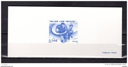 " COUPE DU MONDE DE RUGBY 2007 : ALLEZ LES PETITS " Sur Gravure Officielle. N°YT 4032. En Parfait état. - Rugby