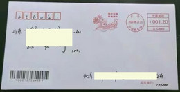 China Covers,with “Dragon Boat Festival”，color Postage Machine Stamp, First Day Of Actual Mailing - Omslagen